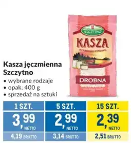 Makro Kasza jęczmienna Szczytne oferta