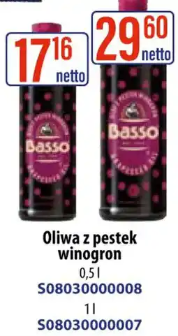 AT Oliwa z pestek winogron Basso oferta