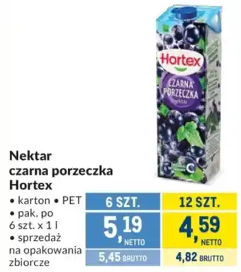 Makro Nektar czarna porzeczka Hortex oferta
