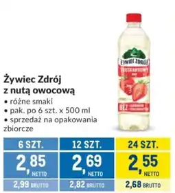 Makro Żywiec Zdrój Truskawkowy oferta