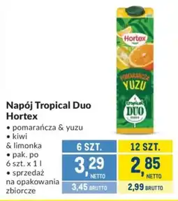 Makro Napój Tropical Duo Hortex oferta
