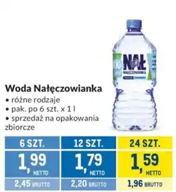 Makro Woda Nałęczowianka oferta