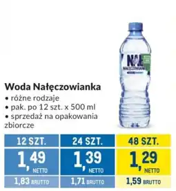 Makro Woda Nałęczowianka oferta
