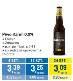 Makro Piwo Karmi 0,0% Classic oferta