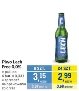 Makro Piwo Lech Free 0,0% oferta