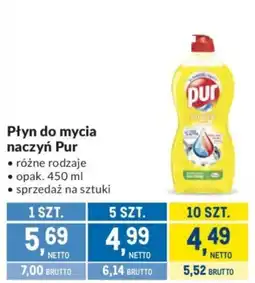 Makro Płyn do mycia naczyń Pur oferta