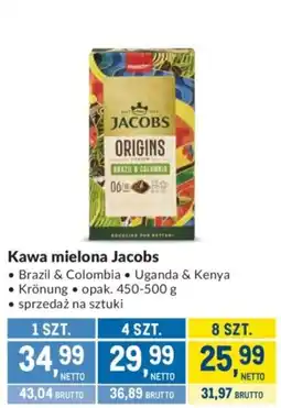 Makro Kawa mielona Jacobs oferta