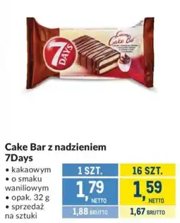 Makro Cake Bar z nadzieniem 7Days oferta