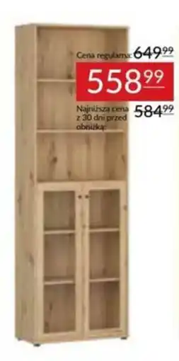 Abra Regał z szklanymi drzwiami oferta