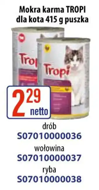 AT Mokra karma TROPI dla kota oferta