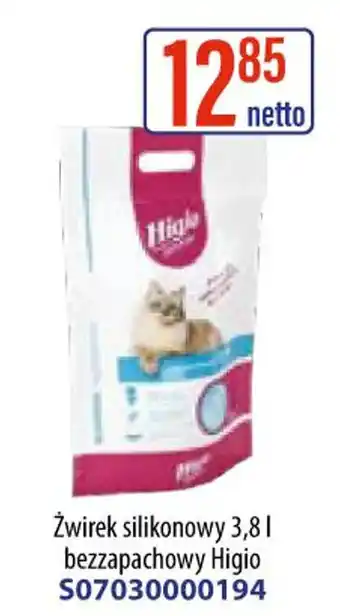 AT Żwirek silikonowy bezzapachowy Higio oferta