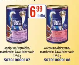 AT Opti Vital jagnięcina/wątróbka/marchewka kawałki w sosie oferta