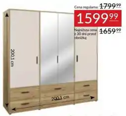 Abra Szafa z lustrzanymi drzwiami oferta