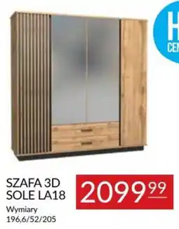 Abra SZAFА 3D SOLE LA18 oferta