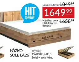 Abra ŁÓŻKO SOLE LA26 oferta