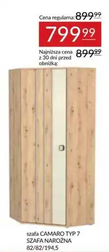 Abra szafa CAMARO TYP 7 SZAFANAROŻNA oferta