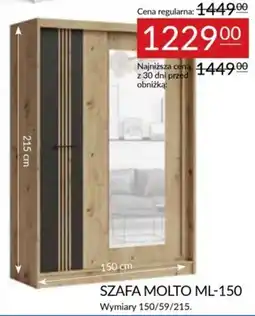Abra SZAFa MOLTO ML-150 oferta