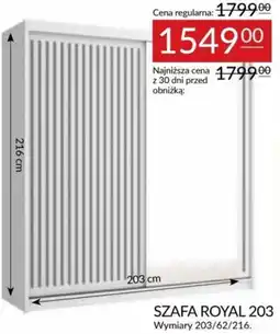 Abra SZAFa ROYAL 203 oferta