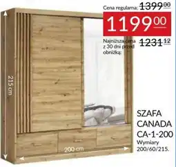 Abra SZAFĄ CANADA CA-1-200 oferta