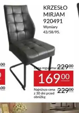 Abra KRZESŁO MIRJAM oferta