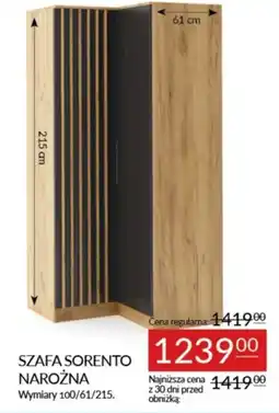 Abra SZAFASORENTO NAROŻNA oferta