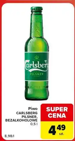 Carrefour Market Piwo Carlsberg 0% oferta