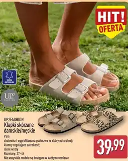 ALDI UP2FASHION Klapki skórzane damskie/męskie oferta