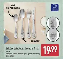 ALDI Sztućce dziecięce z licencją, 4 szt oferta