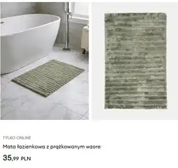 Sinsay Mata łazienkowa z prążkowanym wzorem oferta