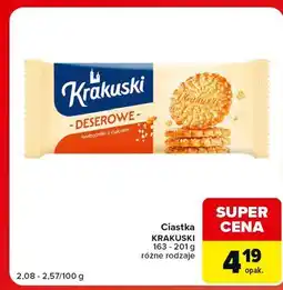Carrefour Market Ciastka deserowe Krakuski oferta