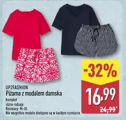 ALDI UP2FASHION Piżama z modalem damska oferta