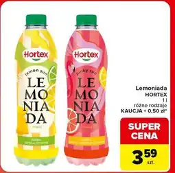 Carrefour Market Napój pinky sun jabłko-cytryna-grejpfrut rubinowy Hortex Lemoniada oferta