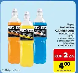 Carrefour Market Napój niebieski Carrefour oferta