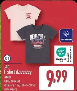 ALDI L&D T-shirt dziecięcy oferta