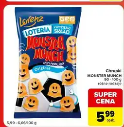 Carrefour Market Chrupki original Lorenz Monster Munch oferta