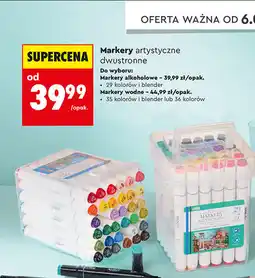 Biedronka Markery artystyczne dwustronne oferta