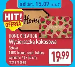 ALDI HOME CREATION Wycieraczka kokosowa oferta