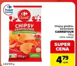 Globi Chipsy karbowane śmietankowo-cebulowe Carrefour Classic oferta