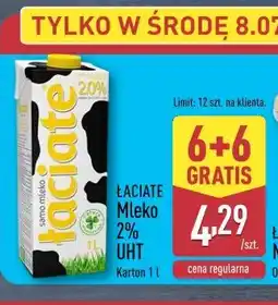 ALDI ŁACIATE Mleko 2% UHT oferta