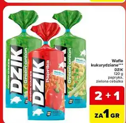 Carrefour Market Wafle kukurydziane zielona cebulka Wk Dzik oferta