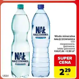 Carrefour Market Woda gazowana Nałęczowianka oferta