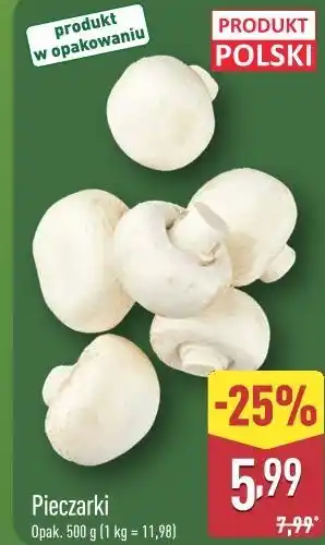 ALDI Pieczarki oferta