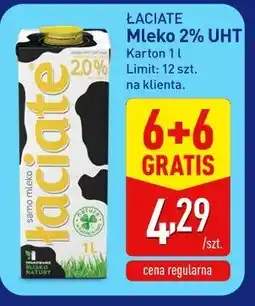 ALDI ŁACIATE Mleko 2% UHT oferta