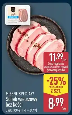 ALDI Mięsne Specjały Schab wieprzowy bez kości oferta