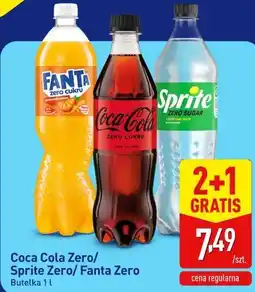 ALDI Coca Cola Zero/ Sprite Zero/ Fanta Zero oferta