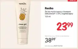 Rossmann Żel do mycia twarzy Resibo z kwasem salicylowym 1,75% wygładzający oferta