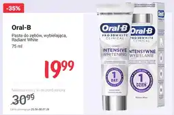 Rossmann Pasta do zębów wybielająca Oral-B Pro-3D White Clinical Radiant White oferta