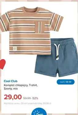 Smyk Komplet chłopięcy Cool Club T-shirt szorty oferta