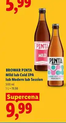 Lidl Piwo Browar Pinta Modern oferta