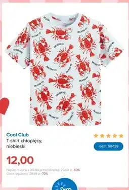 Smyk T-shirt chłopięcy Cool Club niebieski oferta